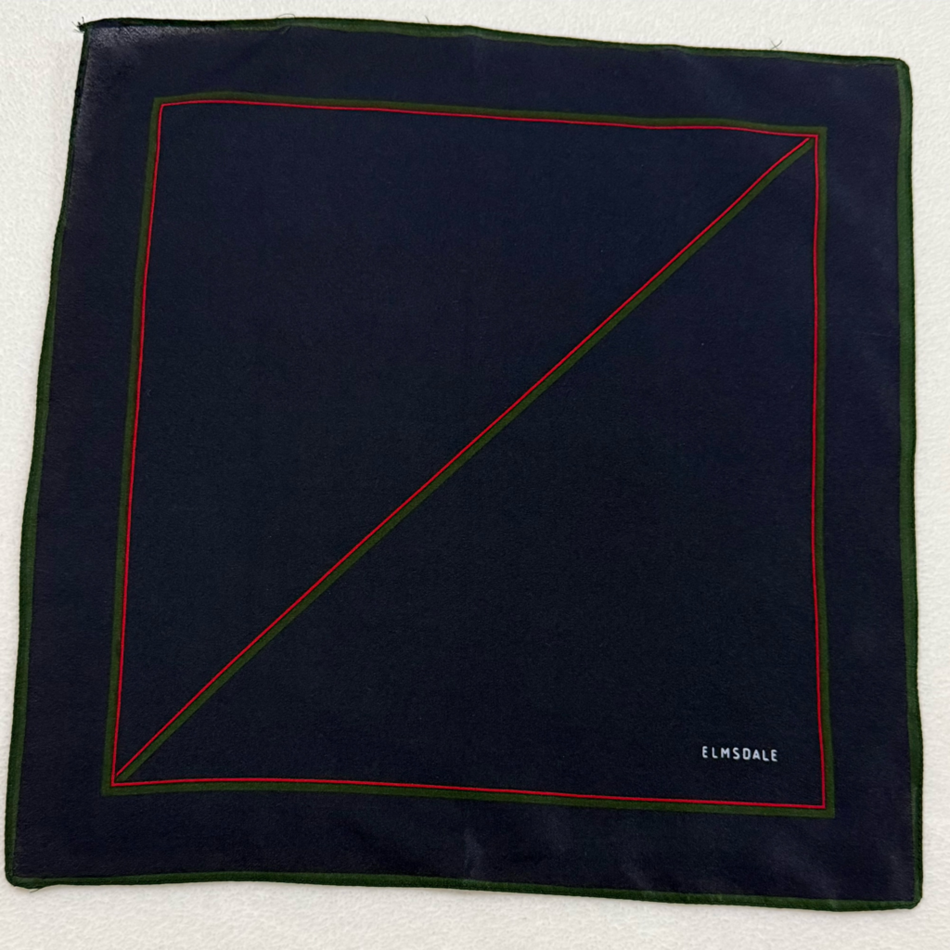 Vintage Elmsdale Pocket Square Handkerchief